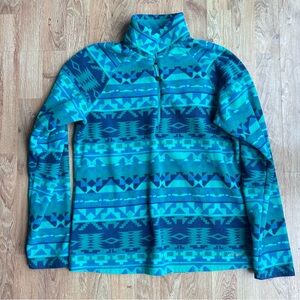 Eddie Bauer Aztec Tribal Pullover Large